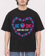 Mockup Boxy Heavyweight Tee Black male close-up 03