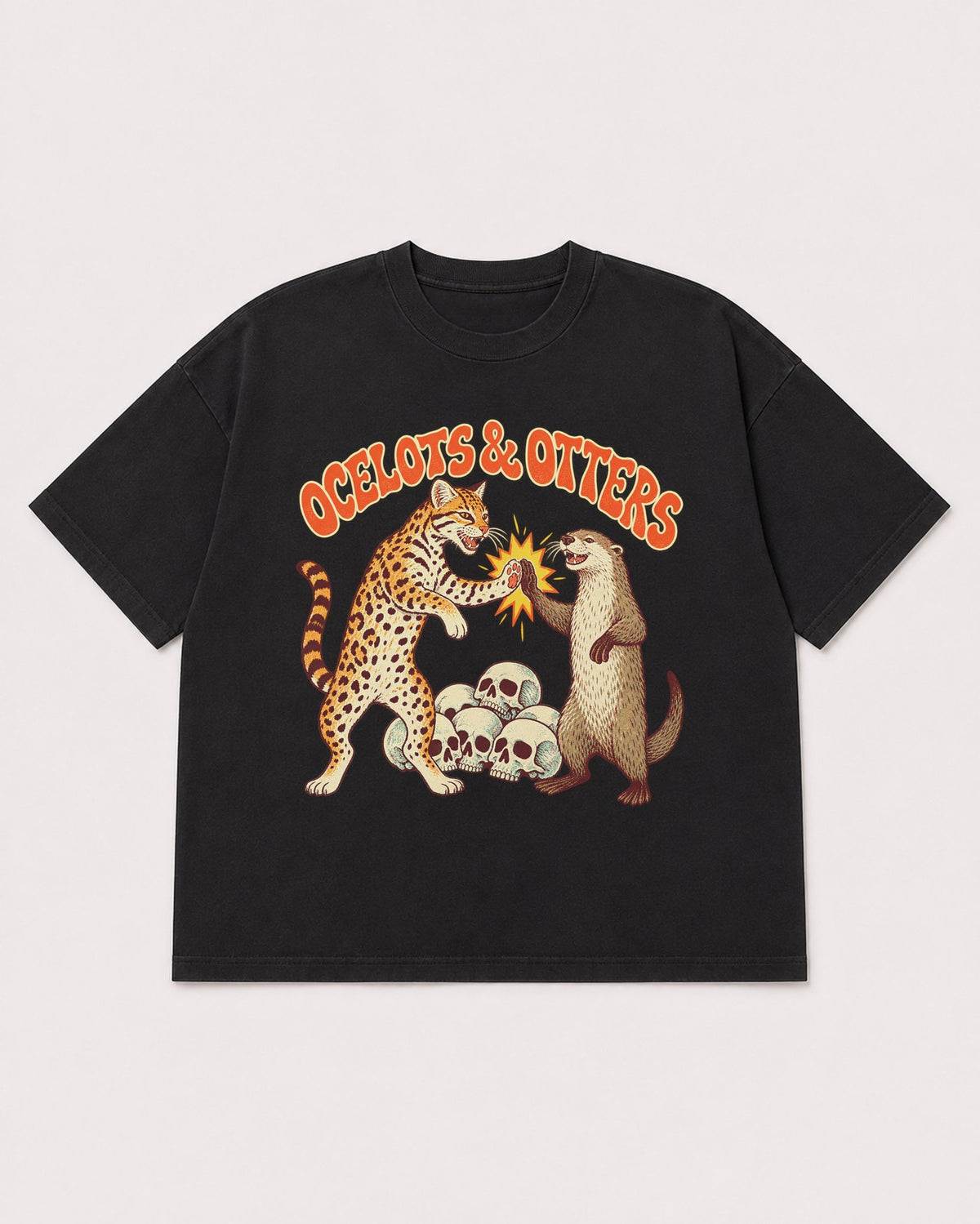Mockup Boxy Heavyweight Tee Black product