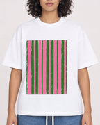 Mockup Boxy Heavyweight Tee White female close-up 26