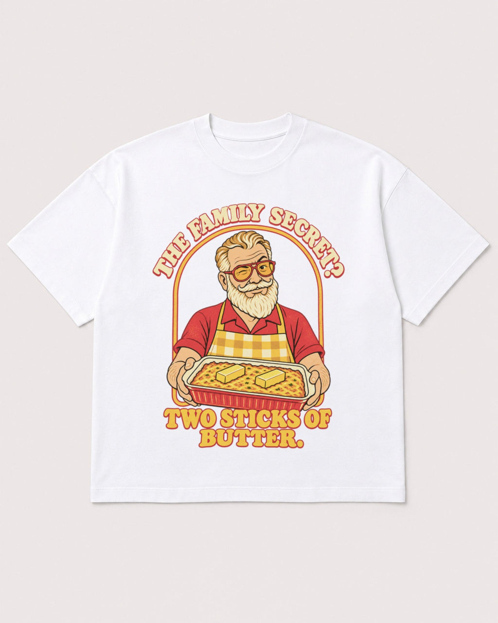 Mockup Boxy Heavyweight Tee White product