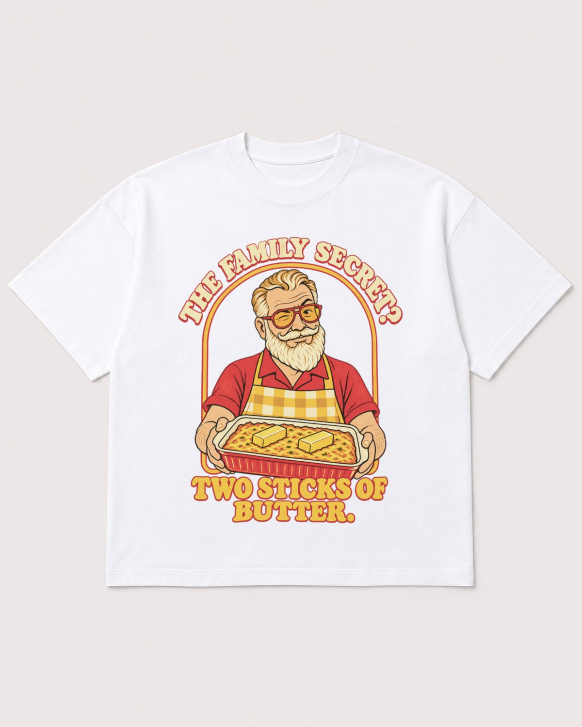 Mockup Boxy Heavyweight Tee White product