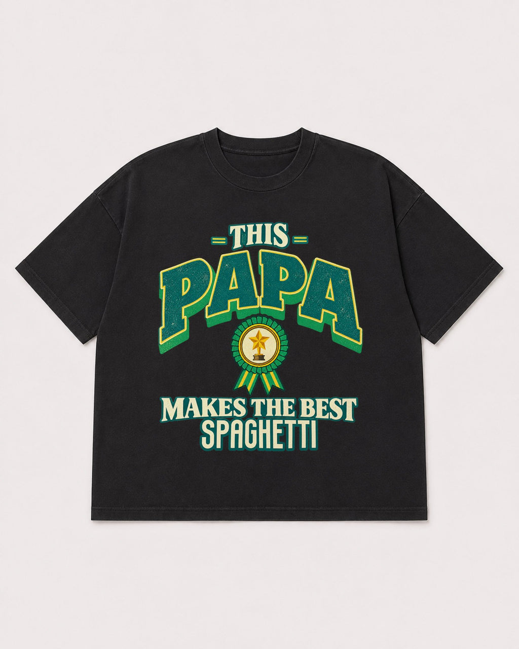 Mockup Boxy Heavyweight Tee Black product