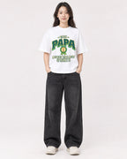 Mockup Boxy Heavyweight Tee White female full-body 03