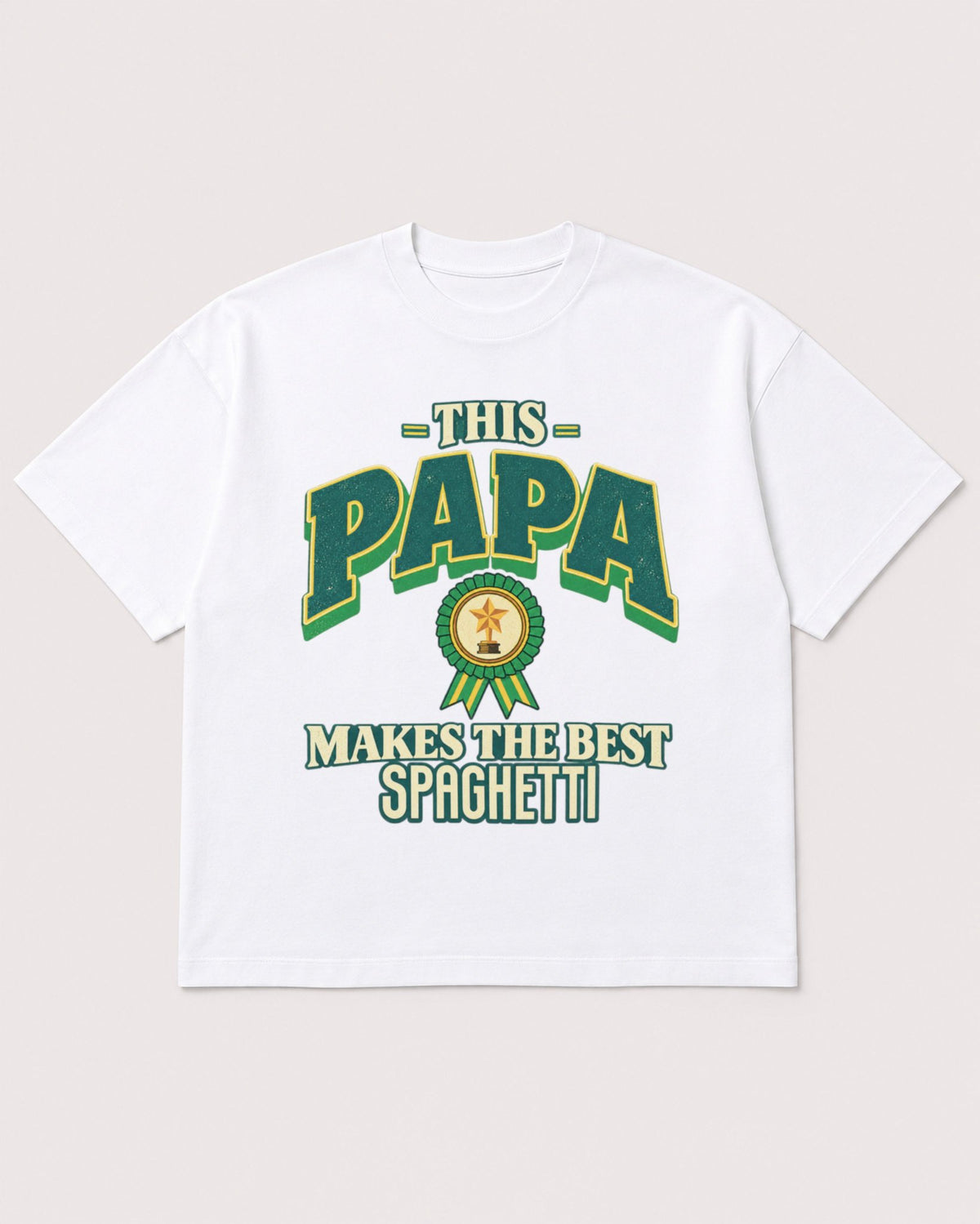 Mockup Boxy Heavyweight Tee White product