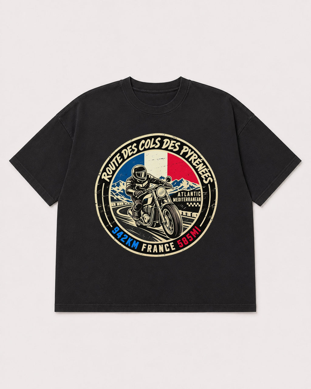 Mockup Boxy Heavyweight Tee Black product