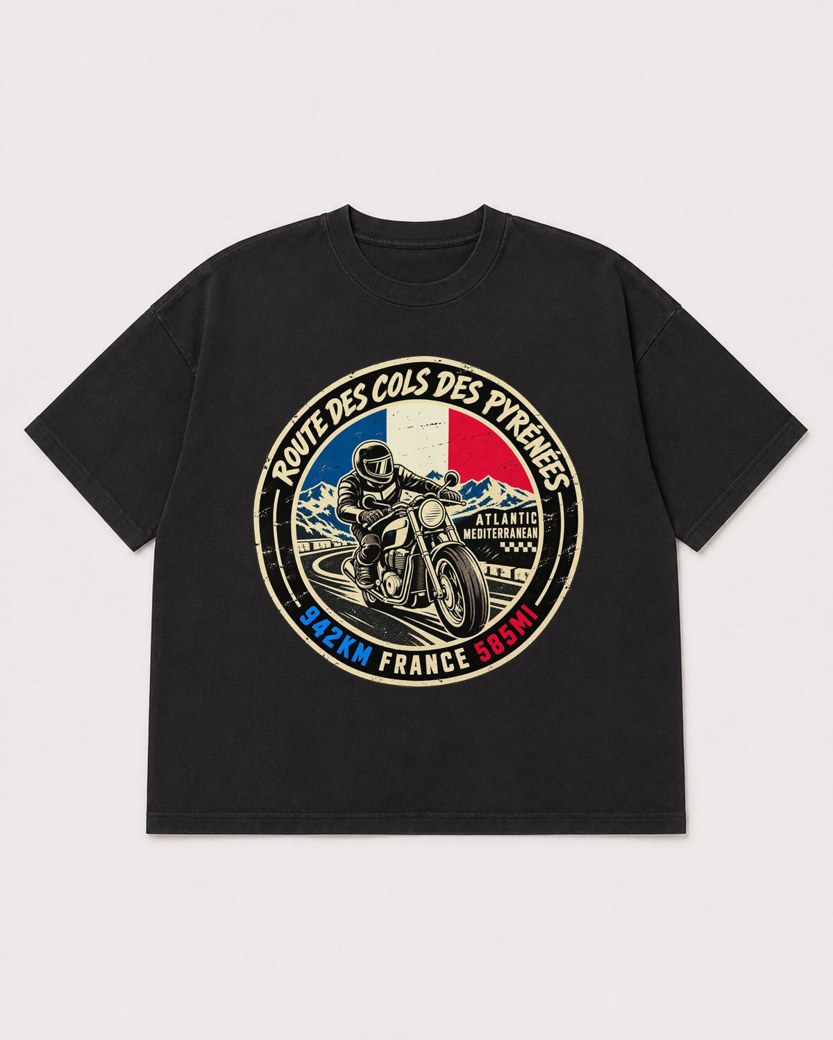 Mockup Boxy Heavyweight Tee Black product