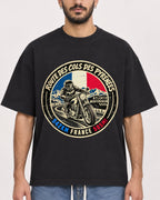 Mockup Boxy Heavyweight Tee Black male close-up 07