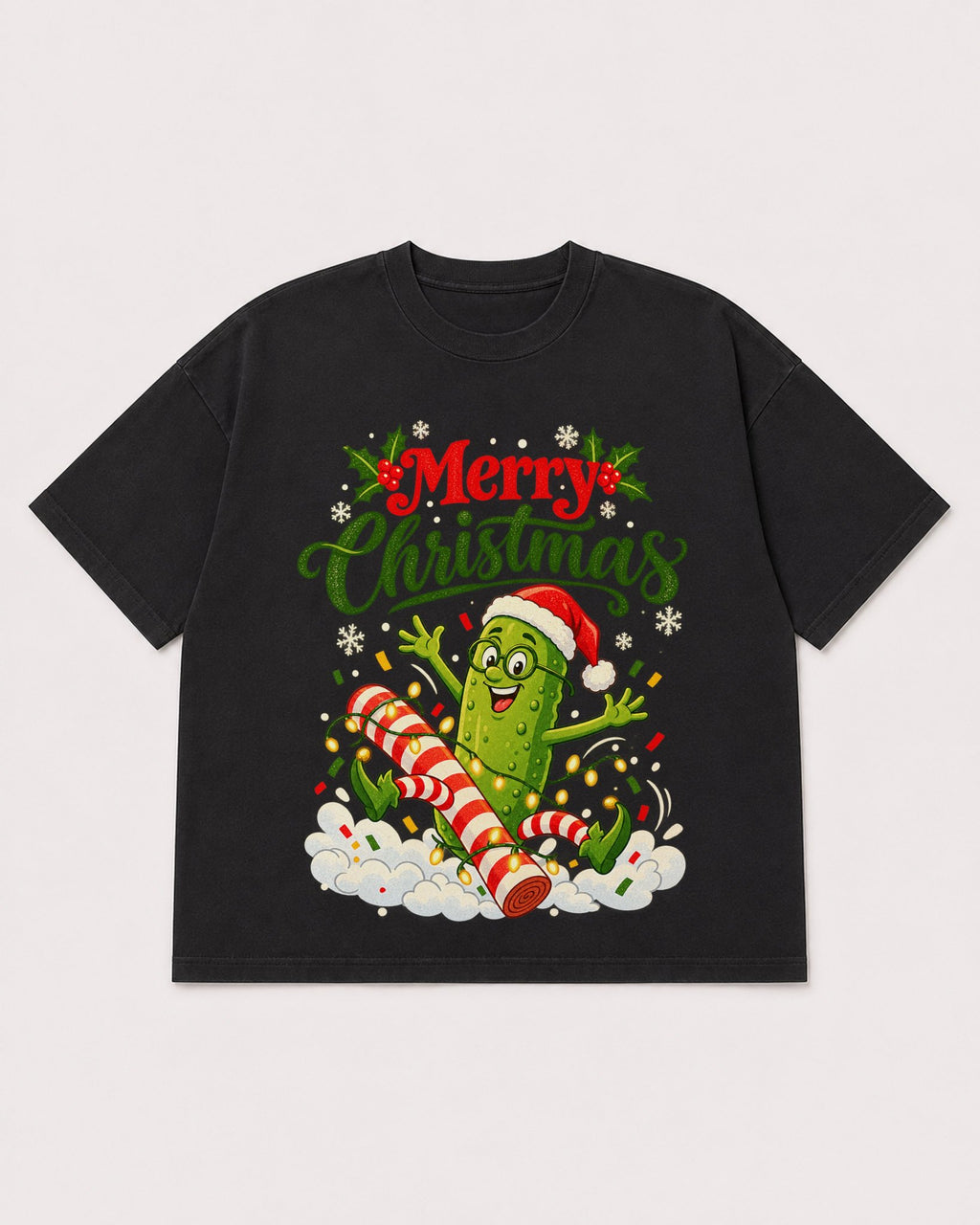 Mockup Boxy Heavyweight Tee Black product