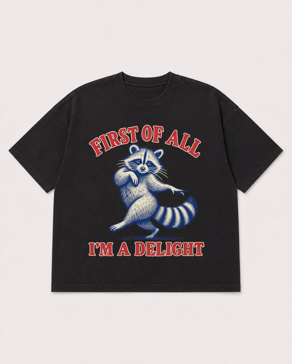 Mockup Boxy Heavyweight Tee Black product