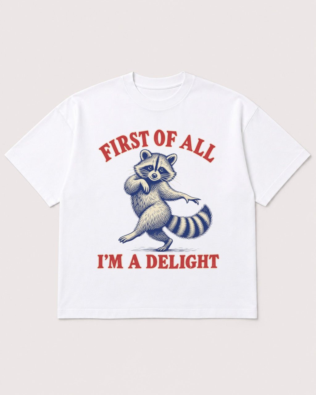 Mockup Boxy Heavyweight Tee White product