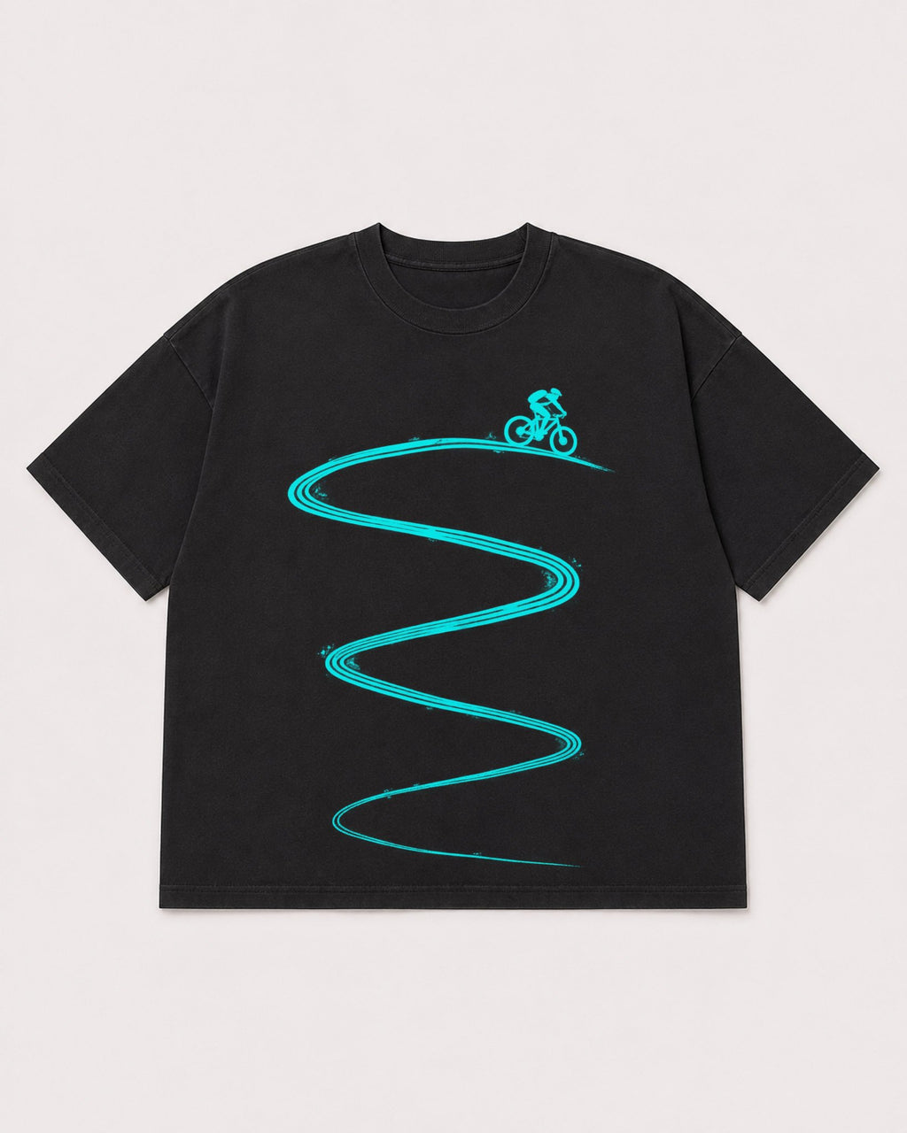 Mockup Boxy Heavyweight Tee Black product