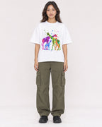 Mockup Boxy Heavyweight Tee White female full-body 02