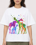 Mockup Boxy Heavyweight Tee White female close-up 02