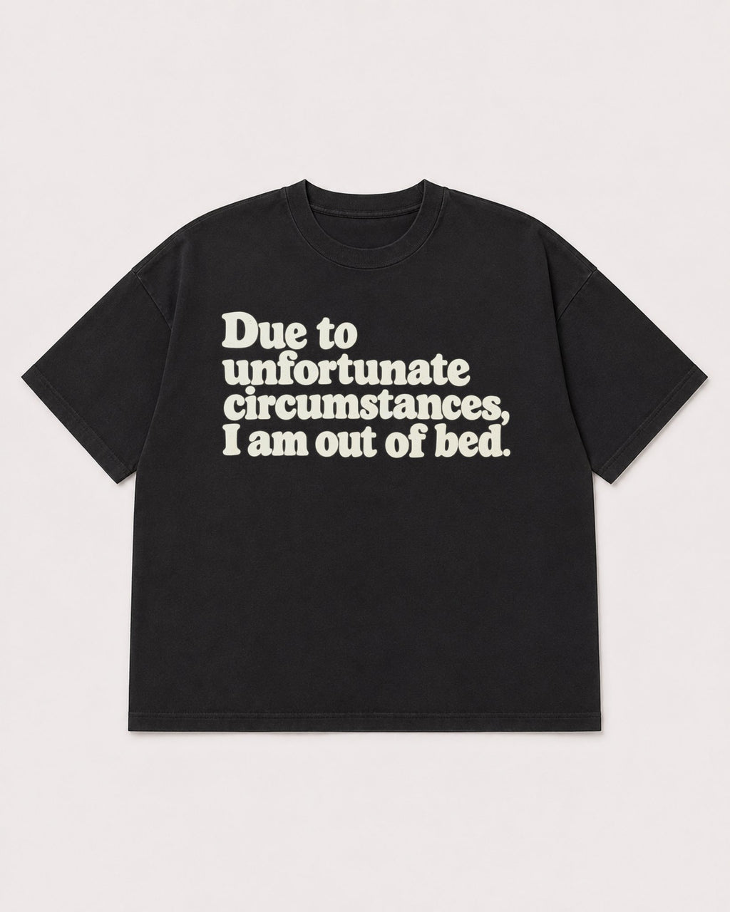 Mockup Boxy Heavyweight Tee Black product