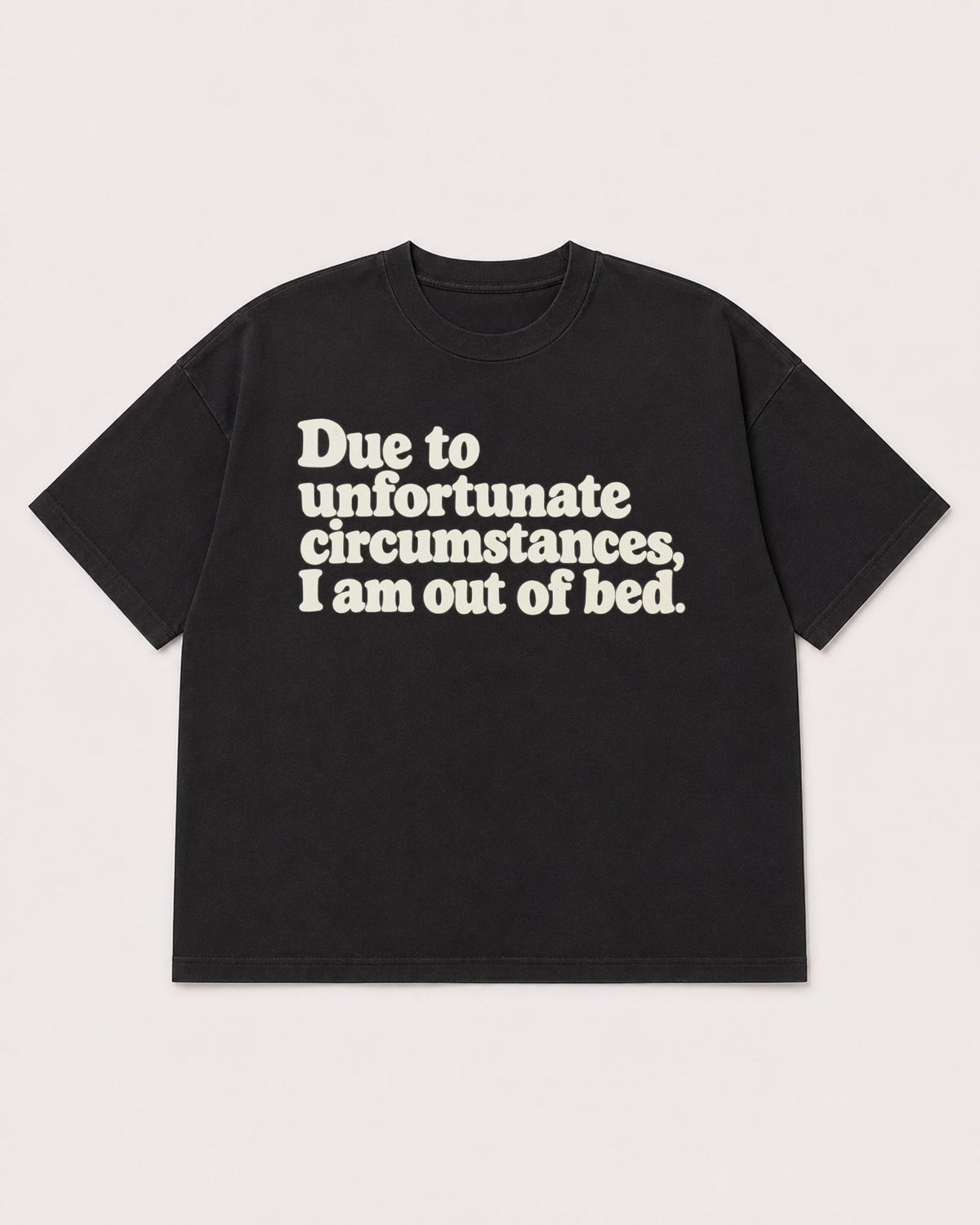 Mockup Boxy Heavyweight Tee Black product