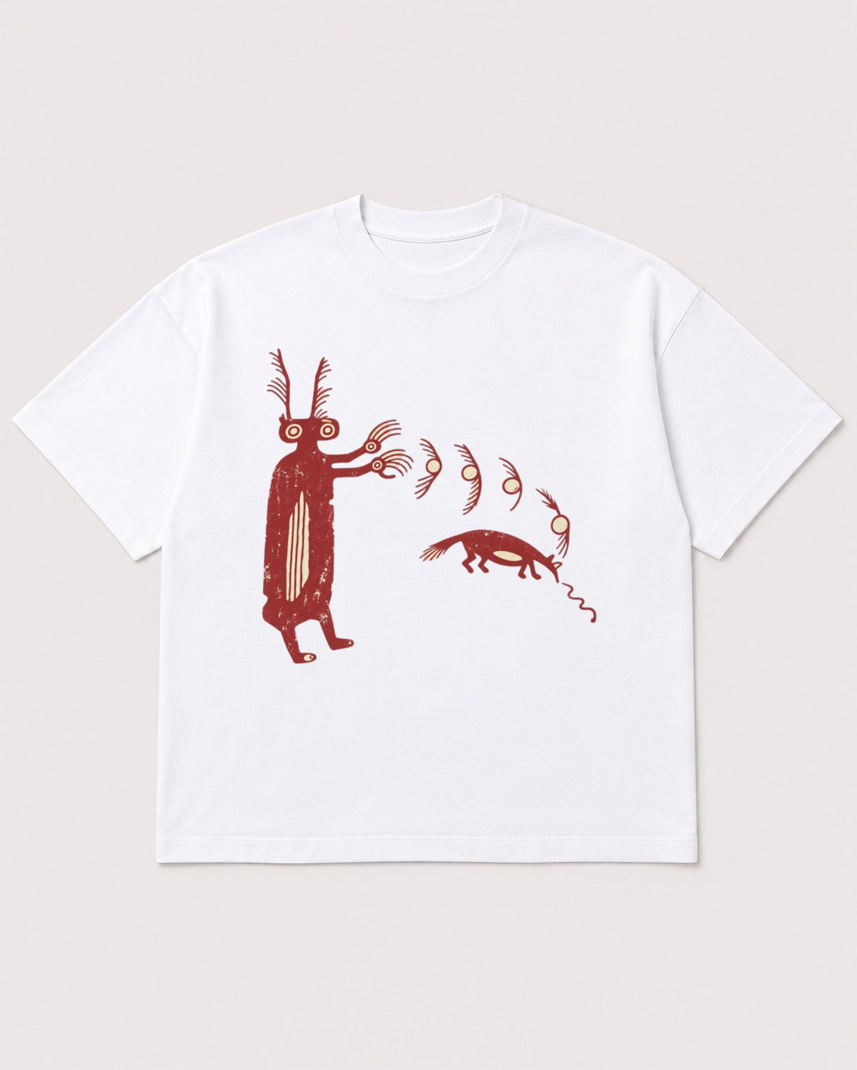 Mockup Boxy Heavyweight Tee White product