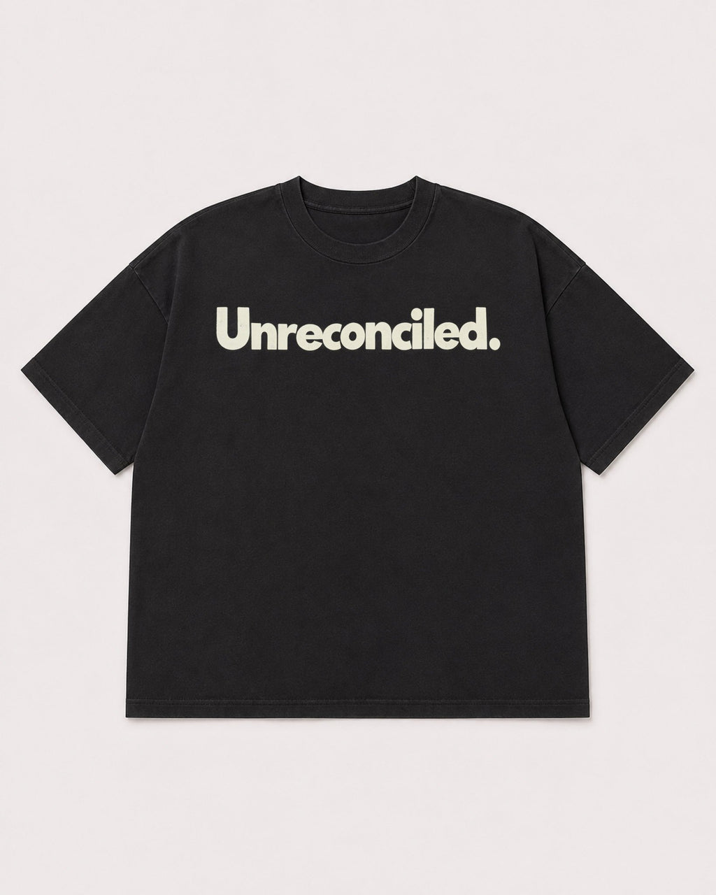 Mockup Boxy Heavyweight Tee Black product