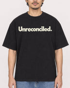 Mockup Boxy Heavyweight Tee Black male close-up 02