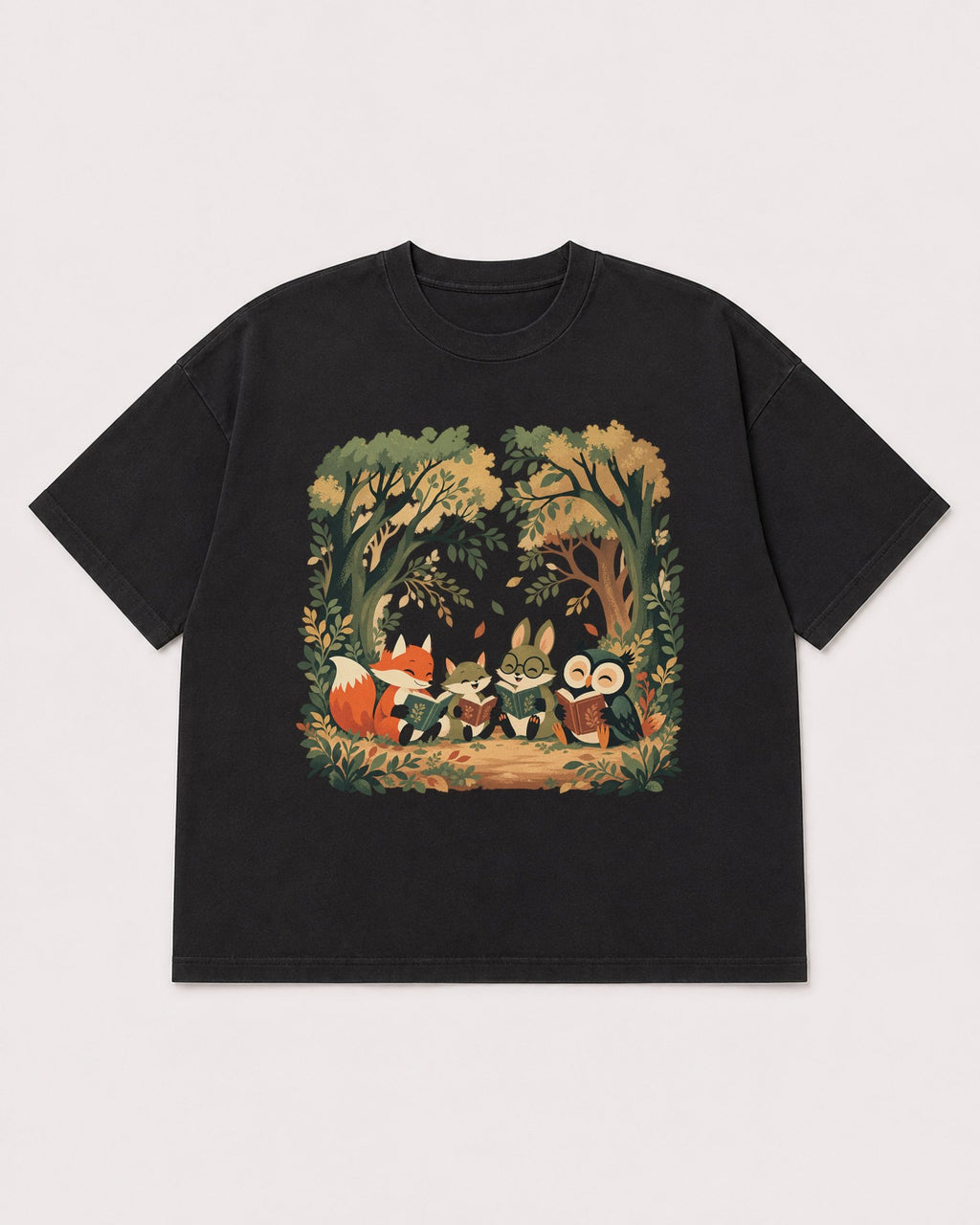 Mockup Boxy Heavyweight Tee Black product
