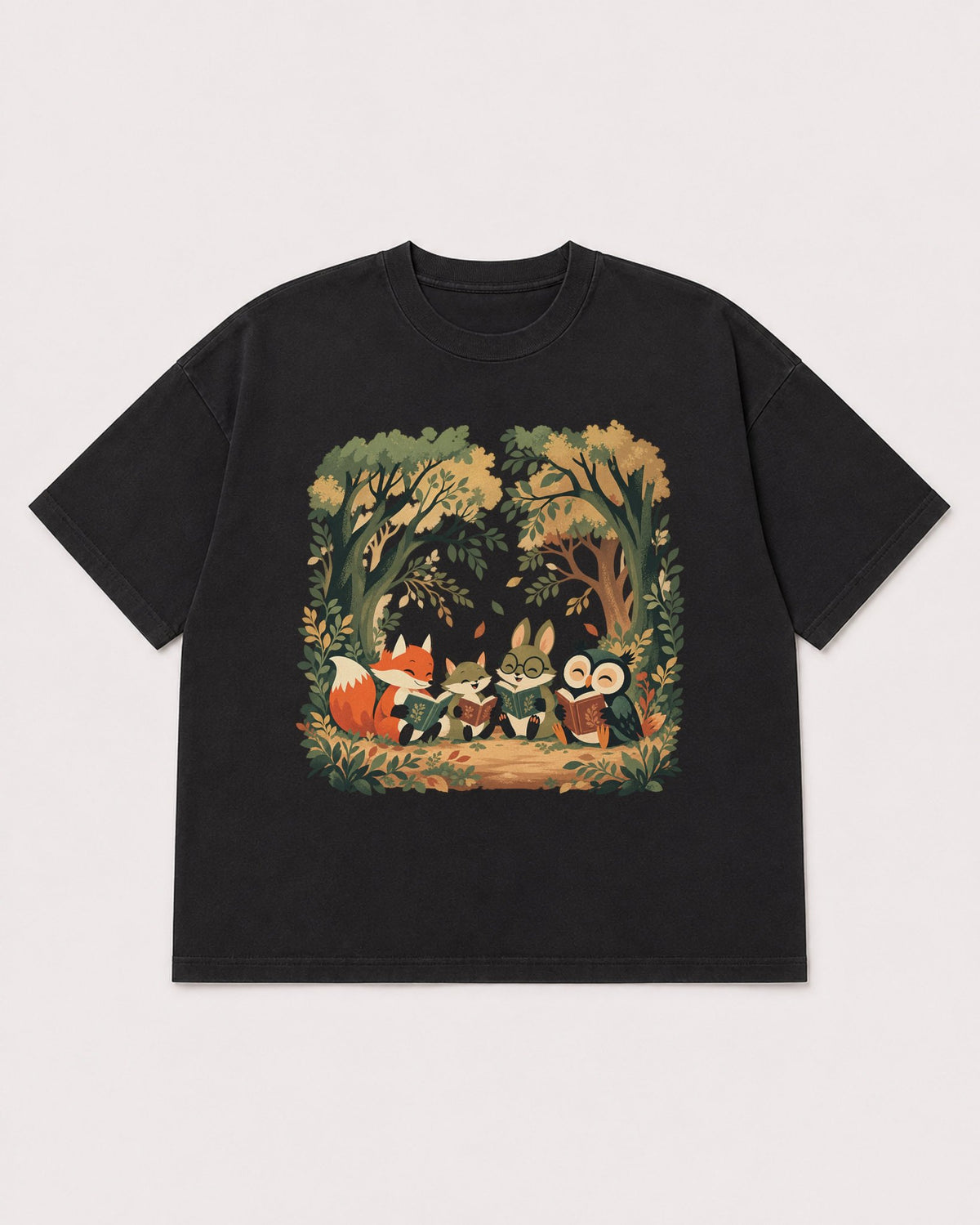 Mockup Boxy Heavyweight Tee Black product