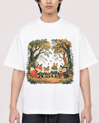 Mockup Boxy Heavyweight Tee White male close-up 11