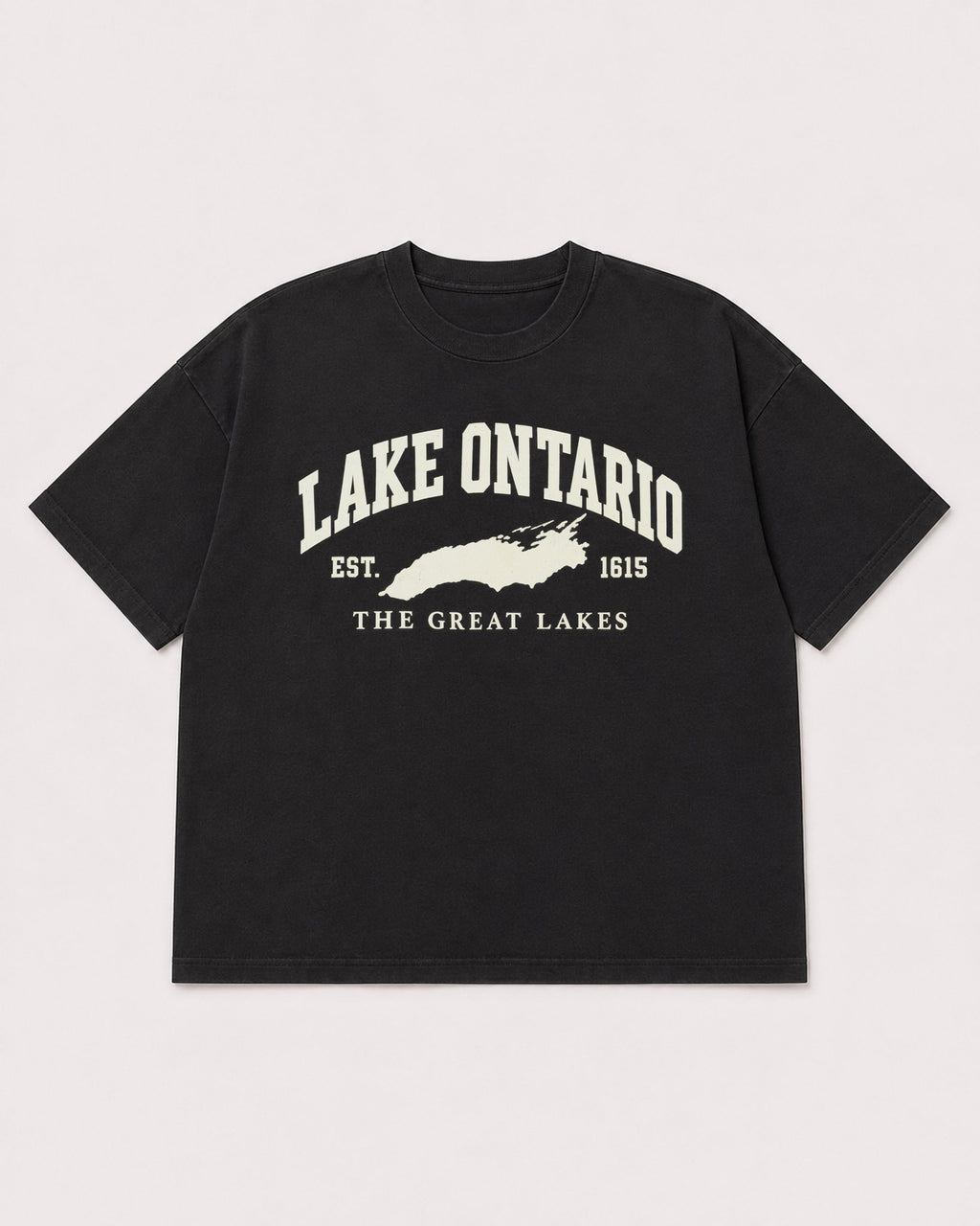 Mockup Boxy Heavyweight Tee Black product