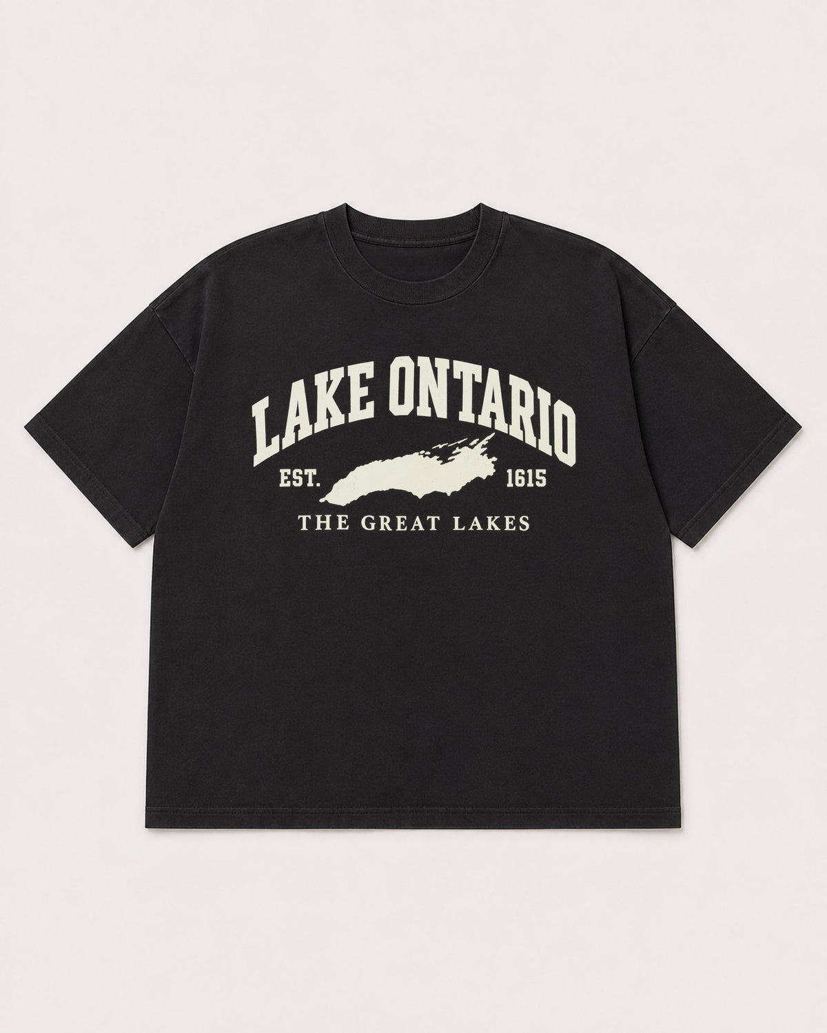 Mockup Boxy Heavyweight Tee Black product