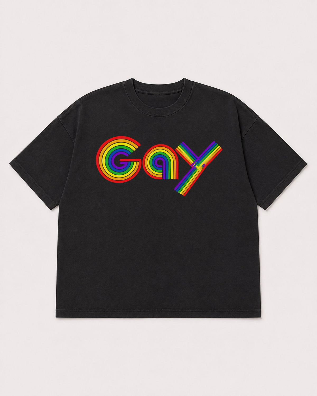 Mockup Boxy Heavyweight Tee Black product