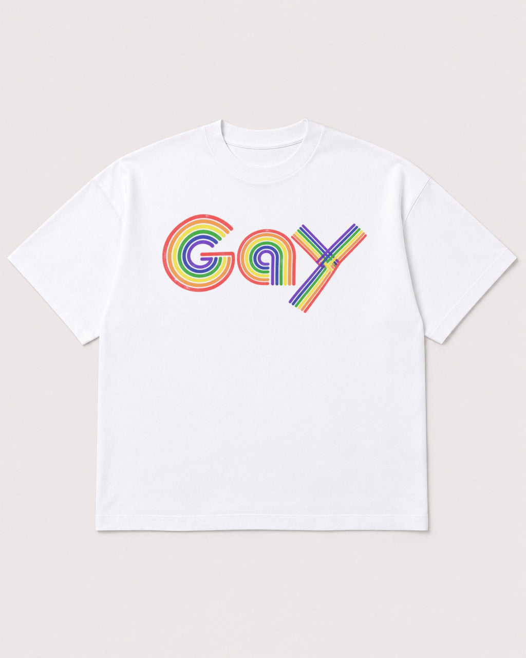 Mockup Boxy Heavyweight Tee White product