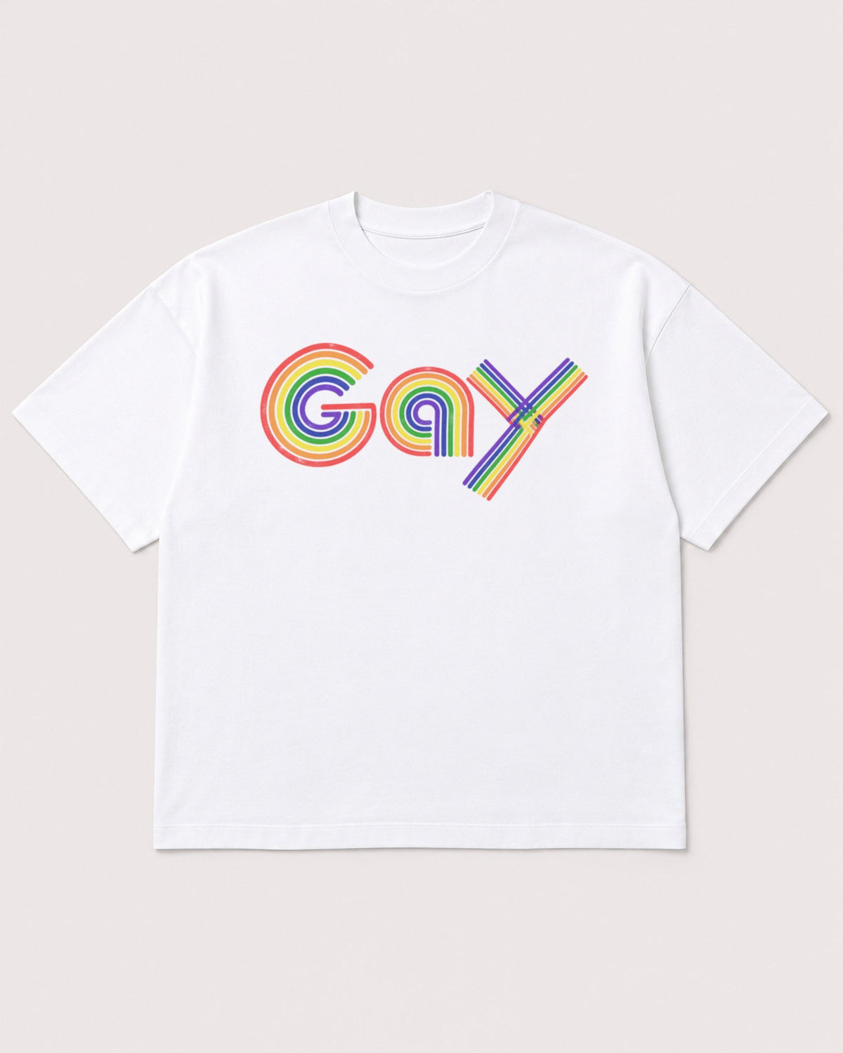 Mockup Boxy Heavyweight Tee White product