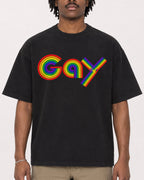 Mockup Boxy Heavyweight Tee Black male close-up 04