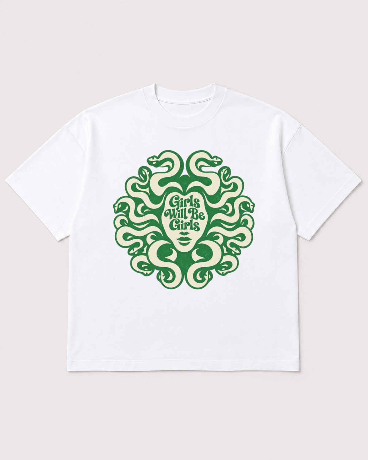 Mockup Boxy Heavyweight Tee White product