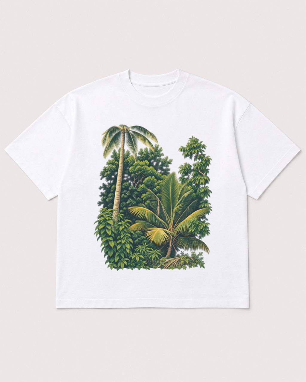 Mockup Boxy Heavyweight Tee White product