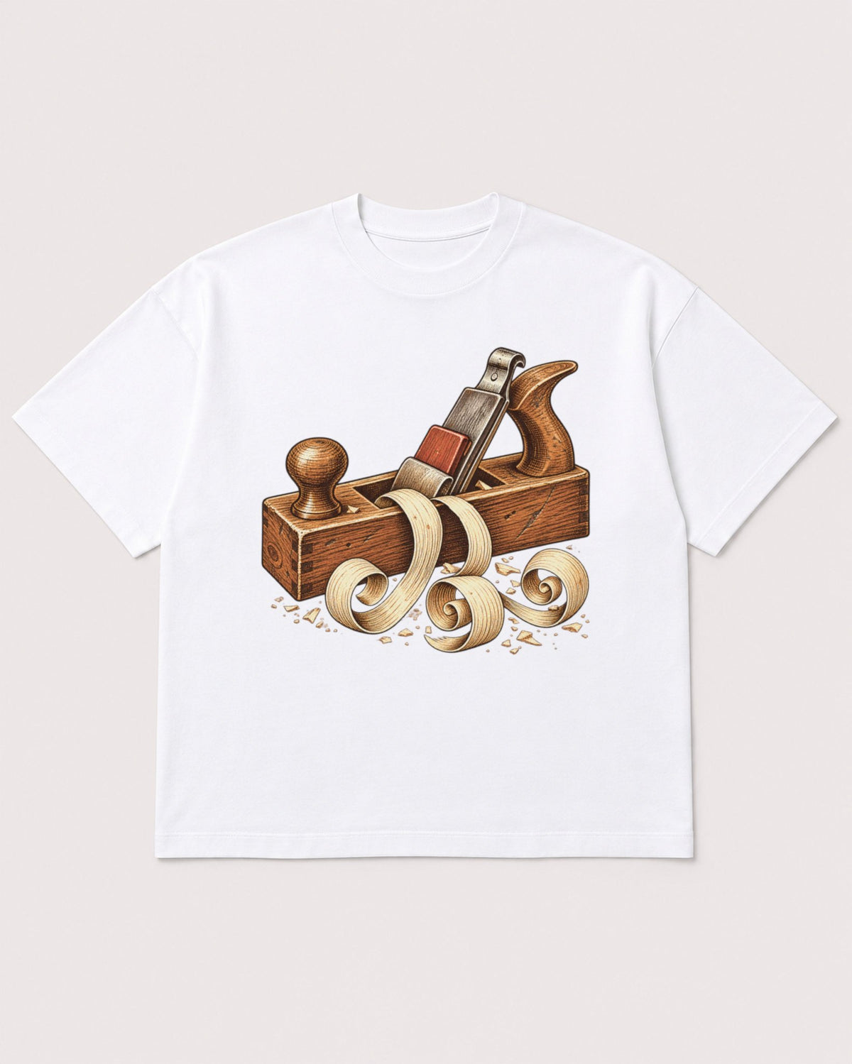 Mockup Boxy Heavyweight Tee White product