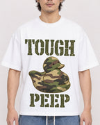 Mockup Boxy Heavyweight Tee White male close-up 03