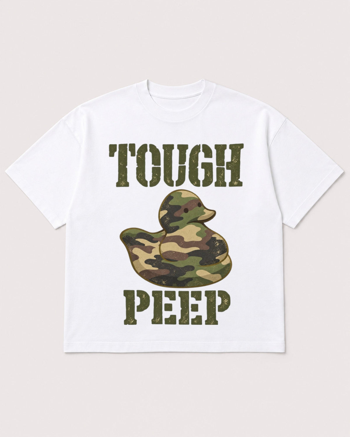 Mockup Boxy Heavyweight Tee White product