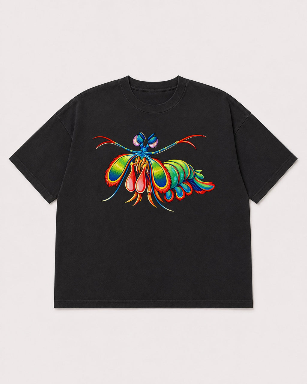 Mockup Boxy Heavyweight Tee Black product