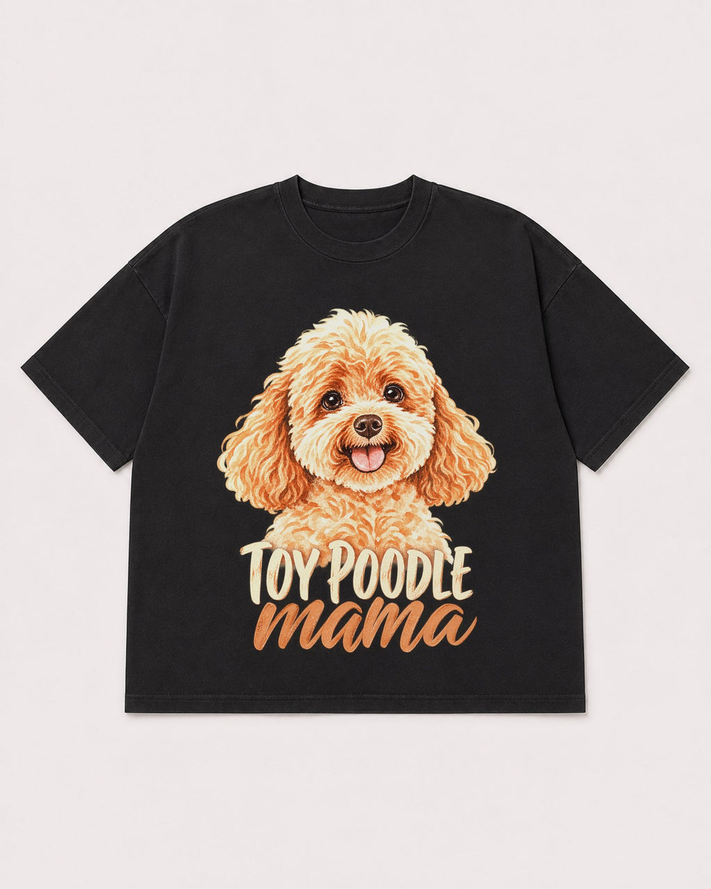 Mockup Boxy Heavyweight Tee Black product
