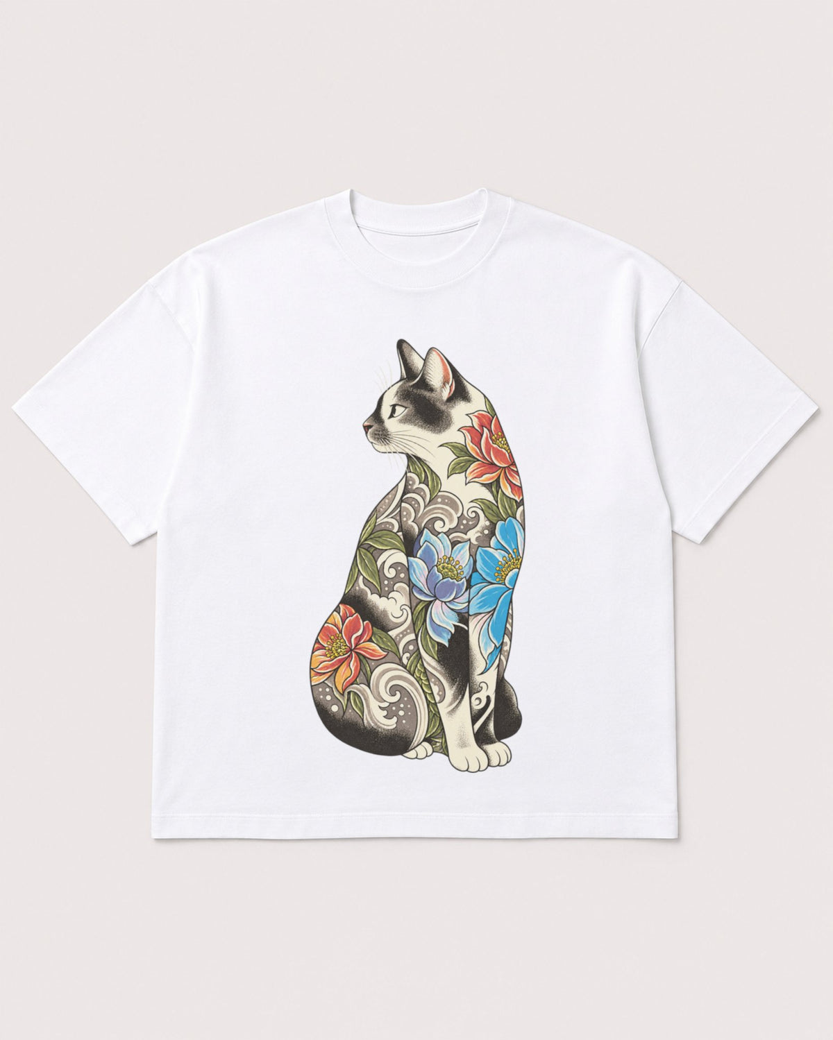 Mockup Boxy Heavyweight Tee White product