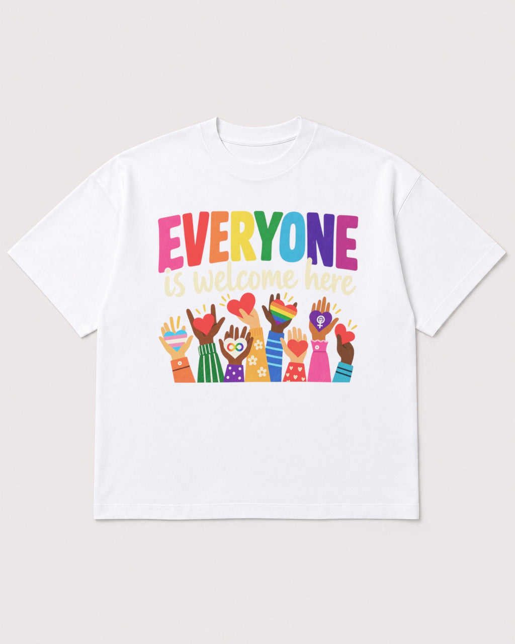 Mockup Boxy Heavyweight Tee White product