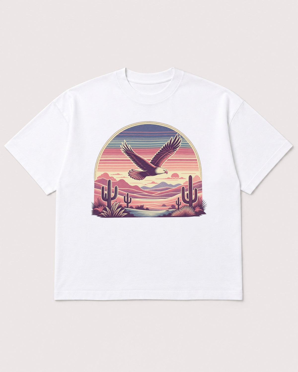 Mockup Boxy Heavyweight Tee White product