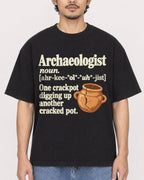 Mockup Boxy Heavyweight Tee Black male close-up 02