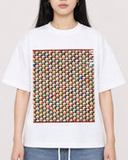 Mockup Boxy Heavyweight Tee White female close-up 01