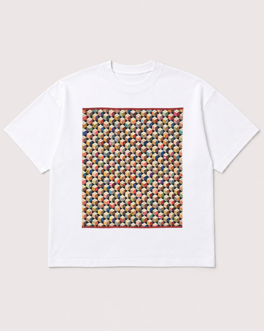 Mockup Boxy Heavyweight Tee White product