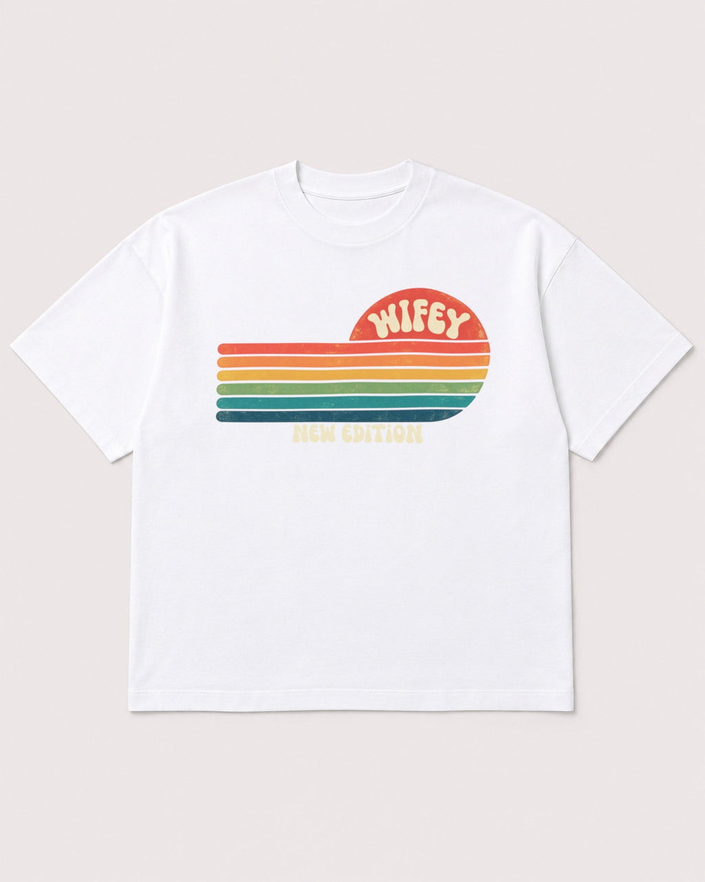 Mockup Boxy Heavyweight Tee White product