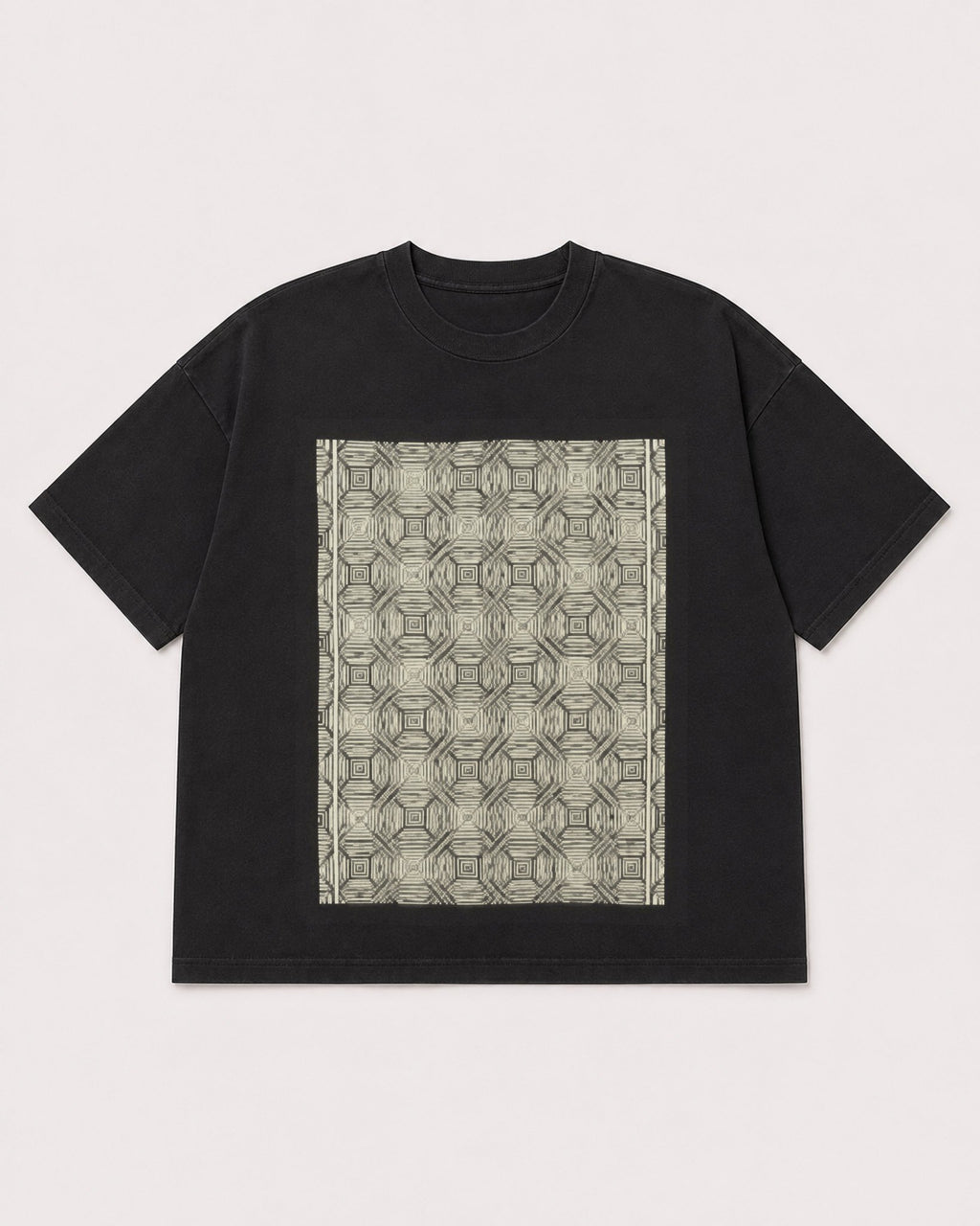 Mockup Boxy Heavyweight Tee Black product