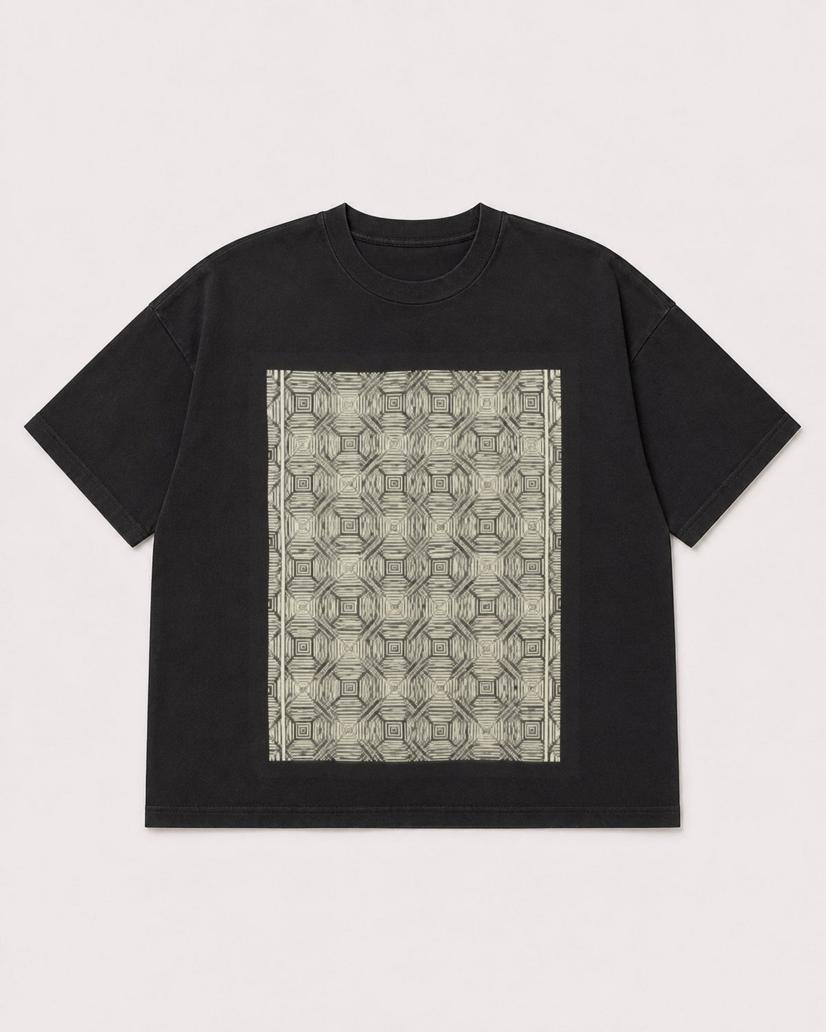 Mockup Boxy Heavyweight Tee Black product