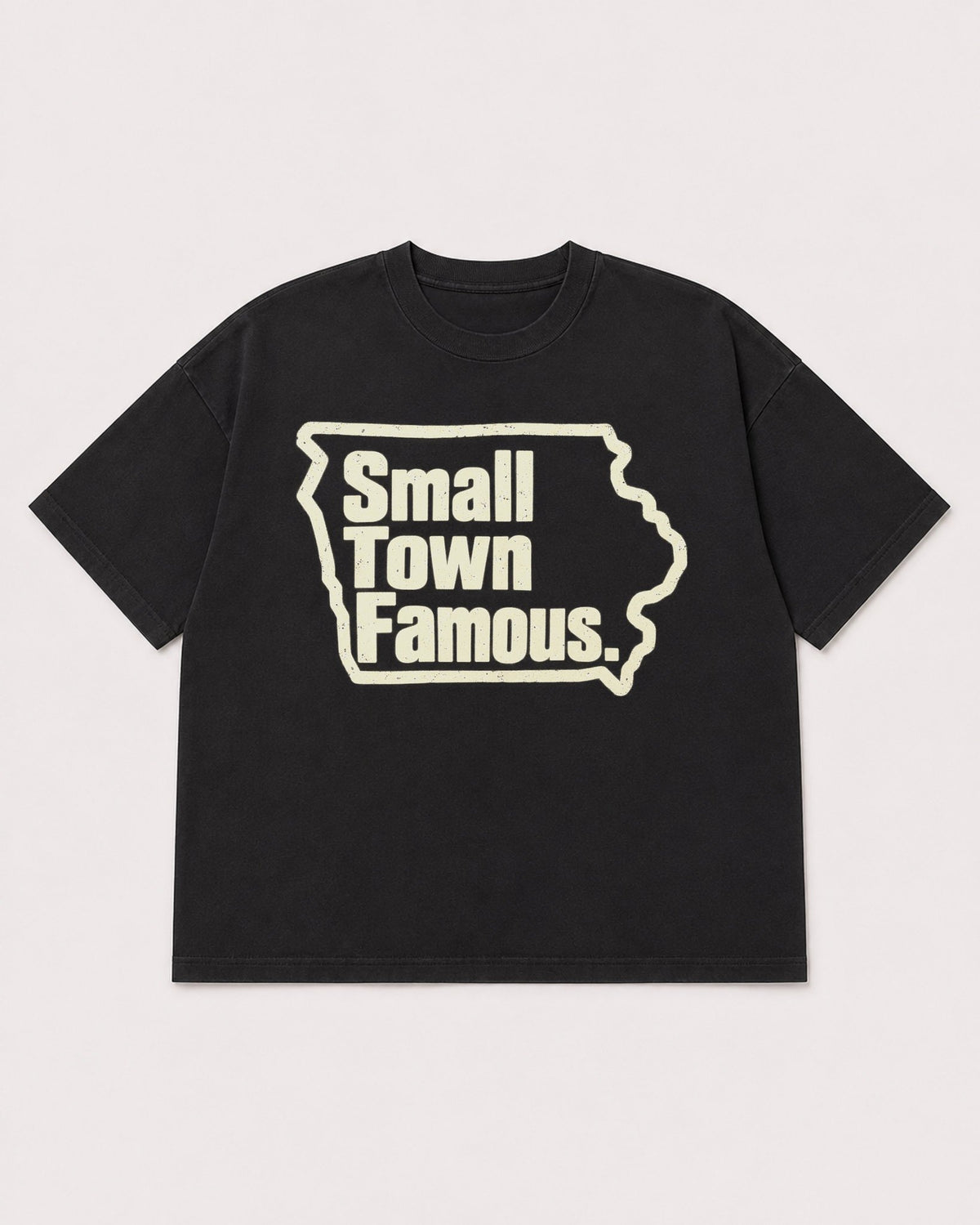 Mockup Boxy Heavyweight Tee Black product