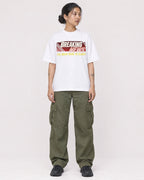 Mockup Boxy Heavyweight Tee White female full-body 12