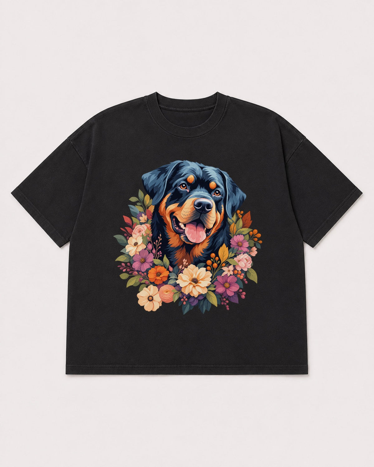 Mockup Boxy Heavyweight Tee Black product